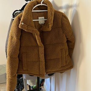 Abercrombie Mini Puffer Jacket Sherpa